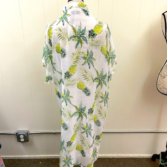 JC Sunny pineapple print coverup - Picture 4 of 6